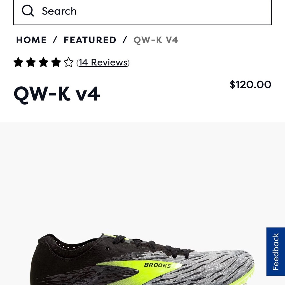 Brooks Athletic Shoes(spikes)